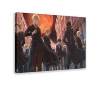 Stampa artistica da parete su tela a tema anime Moriarty The Patriot, decorazione artistica da parete per soggiorno e camera da letto, 40 x 60 cm
