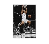 Stampa artistica da parete su tela con giocatore di basket Jeremy Sochan, decorazione moderna per camera da letto, 30 x 45 cm