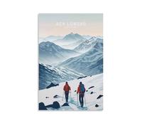 Stampa artistica da parete su tela con immagine del parco nazionale di Ben Lomond, paesaggio urbano scozzese e minimalista, per soggiorno, camera da letto, bagno, ufficio, decorazione per la casa, 30