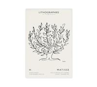 Stampa artistica da parete su tela con litografia Matisse di Matisse, stampa artistica da parete e stampa artistica da parete per camera da letto e ufficio, 30 x 45 cm