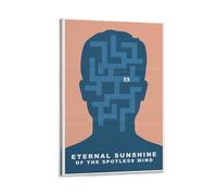 Stampa artistica da parete su tela con motivo "Eternal Sunshine of the Spotless Mind" - Haunting Sci-Fi Romance, decorazione da parete minimalista (11), poster artistico da parete per soggiorno e