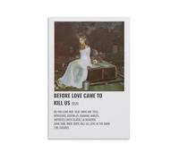 Stampa artistica da parete su tela con scritta "Before Love Came to Kill Us by Jessie Reyez", adatta per camera da letto, sala da pranzo e soggiorno. Bella opera d'arte è un ottimo regalo per gli