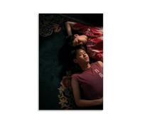 Stampa artistica da parete su tela con scritta "I Told Sunset About You", per soggiorno, camera da letto, musica e film, 40 x 60 cm, senza cornice