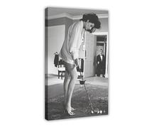 Stampa artistica da parete su tela con Sean Connery con Eunice Gayson in Dr NO, poster artistico da parete in bianco e nero, decorazione per camera da letto, ufficio, stanza, regalo, 40 x 60 cm