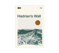Stampa artistica da parete su tela con stampa di Hadrian's Wall England per soggiorno e camera da letto, 20 x 30 cm