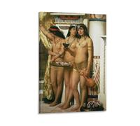 Stampa artistica da parete su tela con stampa di John Collier con il faraone, decorazione per la casa, 30 x 45 cm
