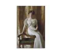 Stampa artistica da parete su tela con stampa di Mrs Harold Ritchie-John Collier, poster decorativo per la casa, 50 x 75 cm