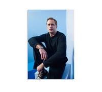 Stampa artistica da parete su tela di Alexander Skarsgård, per soggiorno, camera da letto, musica e film, 40 x 60 cm, senza cornice