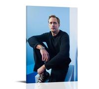 Stampa artistica da parete su tela di Alexander Skarsgård, per soggiorno, camera da letto, musica e film, 40 x 60 cm, con cornice