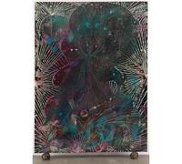 Stampa artistica da parete su tela di alta qualità, con Chris Ofili - Principe tra i ladri - 76 x 101 cm | pronta da incorniciare | Ideale per la decorazione della casa o dell'ufficio | Ottima idea