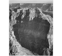 Stampa artistica da parete su tela di alta qualità, motivo: Adams, Grand Canyon, bordo nord 50 x 101 cm, pronta da incorniciare, ideale per la casa o l'ufficio, ottima idea