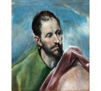 Stampa artistica da parete su tela di alta qualità, motivo: El Greco, San Giacomo il Giovane, 127 x 101 cm, pronta da incorniciare, ideale per la casa o l'ufficio, ottima idea