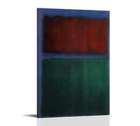 Stampa artistica da parete su tela di Mark Rothko Great Work (terra e verde), 40 x 60 cm