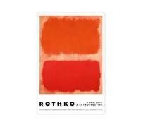 Stampa artistica da parete su tela di Mark Rothko, stampa moderna su tela, per camera da letto, ufficio, cucina, regalo, 40 x 60 cm