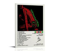 Stampa artistica da parete su tela, motivo: A Tribe Called Quest-The Low End Theory, stampa artistica da parete per decorazione da parete, 60 x 90 cm, stile cornice