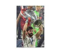Stampa artistica da parete su tela, motivo: Alisson Becker, decorazione moderna per la casa, poster artistico, 50 x 75 cm