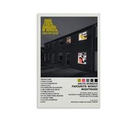 Stampa artistica da parete su tela, motivo: Arctic Monkeys 505 Favourite Worst Nightmare, decorazione artistica da parete per camera da letto, soggiorno, stile moderno, 30 x 45 cm, senza cornice,