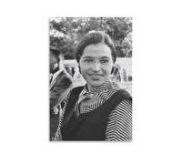 Stampa artistica da parete su tela, motivo: attivista per i diritti civili Rosa Parks, poster artistico da parete per la stanza, 40 x 60 cm
