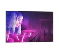 Stampa artistica da parete su tela, motivo: Blade Runner 2049, Ryan Gosling Harrison, poster decorativo moderno per camera da letto, per camera da letto, 60 x 90 cm