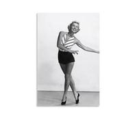 Stampa artistica da parete su tela, motivo: cantante americana Doris Day, 3, decorazione per la stanza, 40 x 60 cm