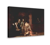 Stampa artistica da parete su tela, motivo: La decapitazione di San Giovanni Battista di Caravaggio, per camera dei ragazzi, 50,8 x 76,2 cm