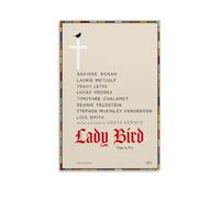 Stampa artistica da parete su tela, motivo: Lady Bird - Storia emotiva di Coming-of-Age1, decorazione artistica da parete in stile minimalista indie (20), poster da parete su tela, decorazione moderna