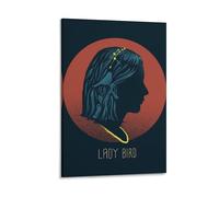 Stampa artistica da parete su tela, motivo: Lady Bird - Storia emotiva di Coming-of-Age1, decorazione artistica da parete moderna per la casa, 30 x 45 cm
