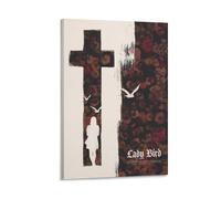 Stampa artistica da parete su tela, motivo: Lady Bird - Storia emotiva di coming-of-Age1, decorazione minimalista del film indie (17), decorazione artistica da parete, decorazione moderna, 30 x 45 cm