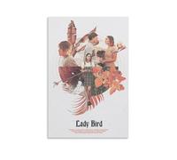 Stampa artistica da parete su tela, motivo: Lady Bird - Storia emotiva di Coming-of-Age1, decorazione minimalista del film indie (15), stampa artistica su tela, poster decorativo per la casa, poster