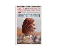 Stampa artistica da parete su tela, motivo: Lady Bird - Storia emotiva di Coming-of-Age1, decorazione minimalista del film indie (2), stampa artistica su tela, poster per la decorazione della casa