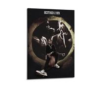 Stampa artistica da parete su tela, motivo: Lil Tjay Destined 2 Win, copertina di album musicale, pop hip hop, cantante rap star, decorazione artistica da parete per ragazze e ragazzi, decorazione per