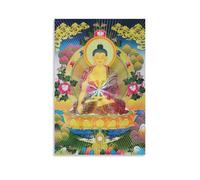 Stampa artistica da parete su tela, motivo: Siddhartha Gautama, poster decorativo per la stanza, 40 x 60 cm