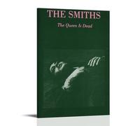 Stampa artistica da parete su tela, motivo: The Smiths, The Queen Is Deadposter, decorazione artistica da parete per camera da letto, soggiorno, camera da letto, con cornice, stile 30 x 45 cm