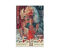 Stampa artistica da parete su tela, motivo: Twin Peaks Fire Walk with Meposter, per camera da letto, soggiorno, camera da letto, senza cornice, stile 20 x 30 cm