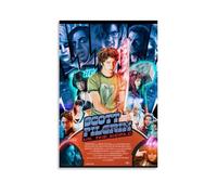 Stampa artistica da parete su tela, per fan del film Scott Pilgrim Vs. The World, poster decorativo moderno per camera da letto, 50 x 75 cm