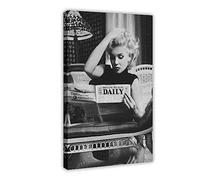 Stampa artistica da parete vintage di Marilyn Monroe, poster di Hollywood antica, regalo di inaugurazione della casa, poster su tela, decorazione artistica da parete per soggiorno e camera da letto,