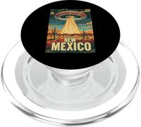 Stampa artistica del deserto di cactus UFO del New Mexico PopSockets PopGrip per MagSafe