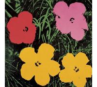 Stampa artistica "Flowers 1964 (1 rosso, 1 rosa, 2 jaune) di Andy Warhol