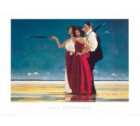 Stampa Artistica: Jack Vettriano "the Missing Man I" 80 x 60, senza cornice, 80 x 60