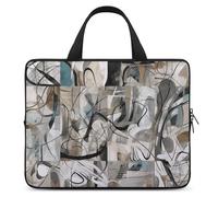 Stampa artistica Modello di Colore Del Manicotto Del Computer Portatile Ultra-Sottile, Impermeabile 13 Pollici Borse Del Computer Portatile, Borsa Protettiva Portatile Con Cinghia Da