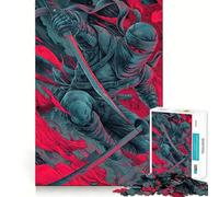 Stampa artistica Ninja Warrior, puzzle da 1000 pezzi per adulti, regalo, gioco di logica, svago, divertimento, bordo di qualità, bel regalo (38x26cm)