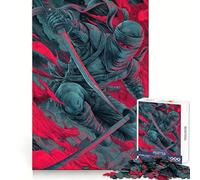Stampa artistica Ninja Warrior, puzzle da 1000 pezzi per adulti, regalo, gioco di logica, svago, divertimento, bordo di qualità, bel regalo (38x26cm)