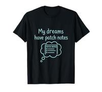 Stampa artistica per giocatori con note sulla patch My Dreams Have Maglietta