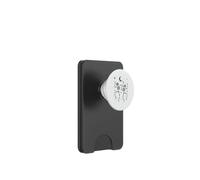 Stampa artistica popolare con due scheletri che ballano a mezzaluna PopSockets PopWallet per MagSafe