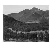 Stampa artistica su tela ad alta definizione, Adams, Parco Nazionale delle Montagne Rocciose, Colorado, 27,9 x 102,4 cm, artistica per inaugurazione della casa, ufficio o camera da letto, arredamento