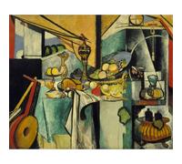 Stampa artistica su tela ad alta definizione - Henri Matisse - Natura morta dopo Jan Davidsz. de Heem's La Desserte - 127 x 101 cm | Artistico per inaugurazione della casa, ufficio o camera da letto