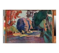 Stampa artistica su tela ad alta definizione - Matisse, Henri - I giardini del Lussemburgo - 127 x 101 cm | Artistico per inaugurazione della casa, ufficio o camera da letto | arredamento elegante e