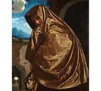 Stampa artistica su tela ad alta definizione - Savoldo - Maria Maddalena al sepolcro - 127 x 101 cm | Artistico per inaugurazione della casa, ufficio o camera da letto | arredamento elegante e