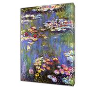 Stampa artistica su tela incorniciata di Claude Monet, decorazione per la casa, 40 x 30 cm, profondità 18 mm