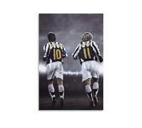 Stampa artistica su tela, motivo: Alessandro Del Piero è un famoso giocatore di calcio italiano, poster decorativo moderno per la casa, 40 x 60 cm